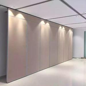 Operable Hotel Sound Proof Sliding Folding Partitions Movable Walls 6 Meters