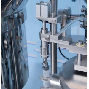 Automatic Glass Plastic Prefilled Syringe Filling Plugging Closing Capping