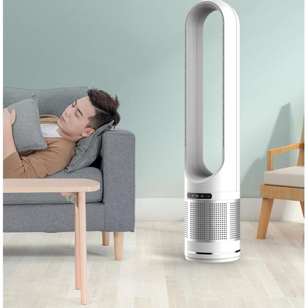 105cm High Floor Standing Cooling Bladeless Fan with HEPA Filter Air Purifier at Best