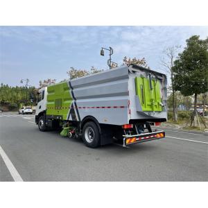 Rear Dump Method Truck Mounted Road Sweeper 4x2 Drive Model For Highways