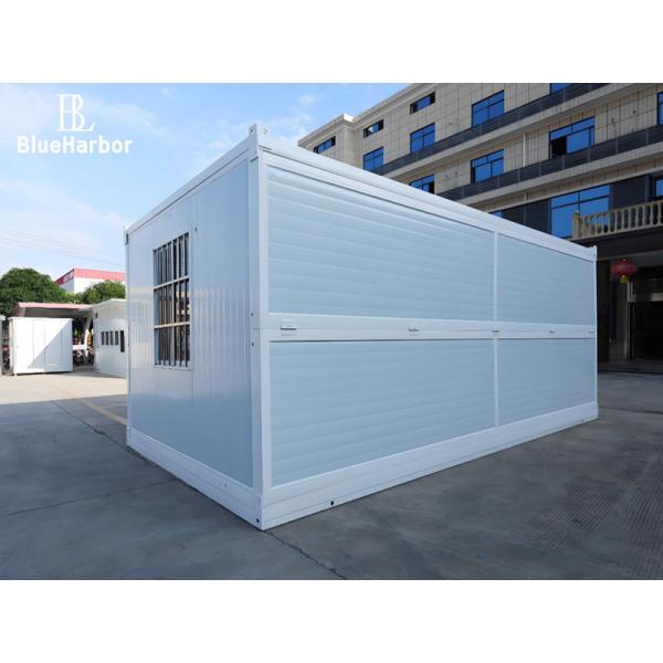 Buy Portable Folding Container Homes Customized Galvanized Steel House at wholesale prices