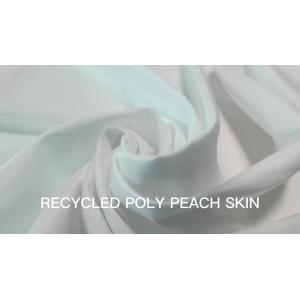 Quality Sportswear and Coat 100% Recycled Polyester Peach Skin Fabric for sale