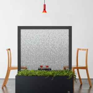 Stylish Rustproof Metal Chain Link Curtains Hanging Installation