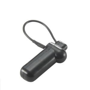 Quality Black EAS 58KHz Hard Acousto Magnetic Tag With Steel Wire For Retail Store for sale