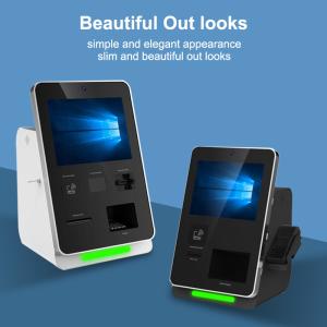 Tabletop Self Check In Kiosks With Room Card Dispenser Function