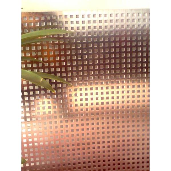 Square hole perforated copper sheet