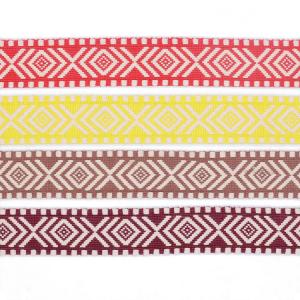KJ20037 Thick Pattern 4cm Jacquard Ribbon Trim