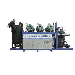 Poultry Blast Freezer Refrigeration Compressor Unit Refrigerant R404a