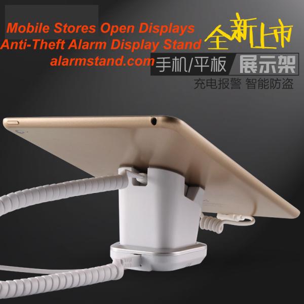 Buy COMER Powerful tablet counter display charging and alarm sensor stand, anti-theft devices for accessories stores at wholesale prices