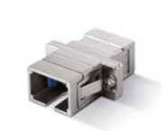 low insertion loss SC fiber optic adapters flange Ceramic and phosphor bronze