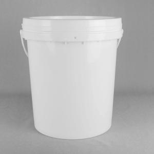 Quality Red Plastic Paint Bucket with Handle and Leakproof Design for sale