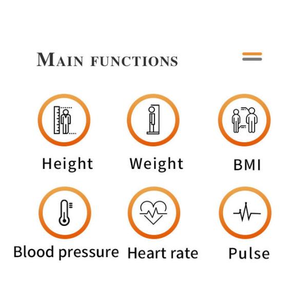 Blood Pressure Monitor Medical Height And Weight Scales For Pharmacies