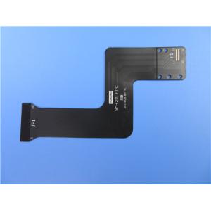 4 Layer Flexible Printed Circuit (FPC) Built On Polyimide With Black Mask and
