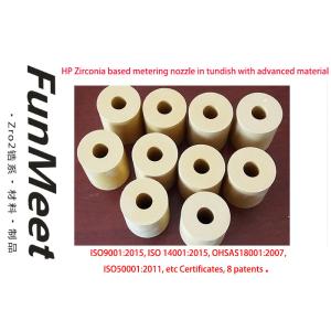 China HP Zirconia Based Lower Nozzle , Advanced Material Tundish Casting Nozzle on sale