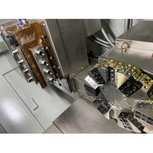 Horizontal Metal CNC Turning And Milling Machine Live Tool And Normal Turret