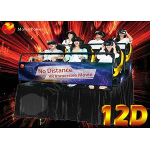 Entertainment Truck Mobile 12D Cinema With Multi Environment Simulation