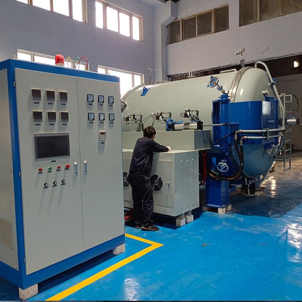 1800C Vacuum Carbonization Induction Furnace Horizontal Structure With PLC