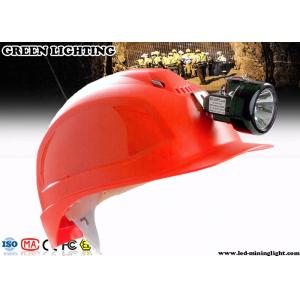 ATEX Certificated Mining Cordless Cap Lamp , Rechargeable LED Headlamp