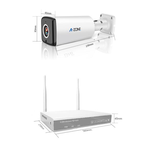 Usb Domestic Wireless CCTV Camera Kit , Home Security Camera Kit 36pcs IR LED