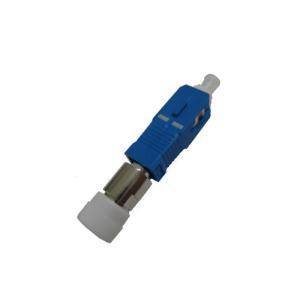 Zinc alloy Female / Male Fiber Optic Adapter for CATV System / LAN & WAN