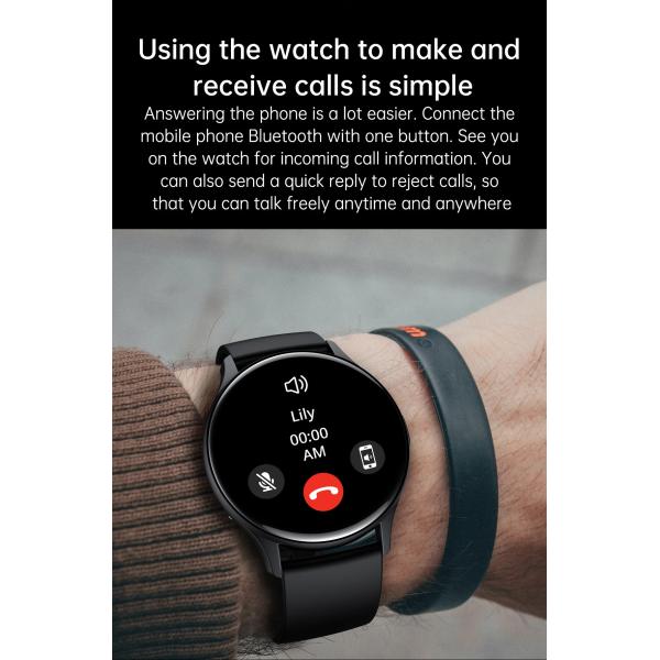 Touchscreen NFC Outdoor Smart Watch Waterproof Amoled Display