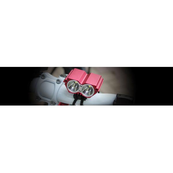 2100lm Portable LED Bicycle Headlight , 8.4V XML2 LED Bike Headlight