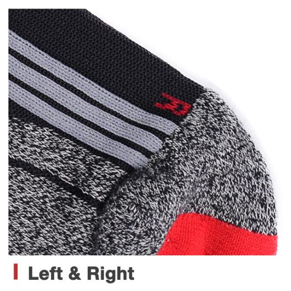 Cushion Padded Custom Cycling Socks Breathable Crew Bike Riding Socks