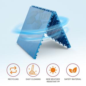 Indoor Multiuse Modular Plastic Sports Flooring For Roller Skate Handball Racket