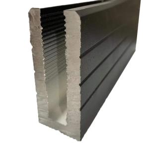 Aluminum Alloy Handrail Profile Stair Glass Slot Handrail Guardrail Processing