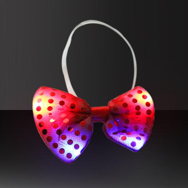Multi-Color LED Blinking Bowtie For Wedding, Party, Events Decoration, Promotional Giveaways And More!