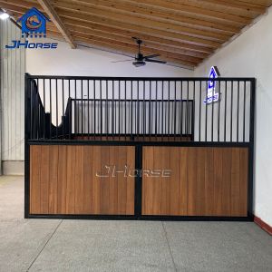 European Style Horse Stalls Galvanized Stainless Steel 14 Feet Height