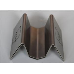 China Metal Fabrication Stainless Steel Stamped Parts With Different Finish Treatment on sale