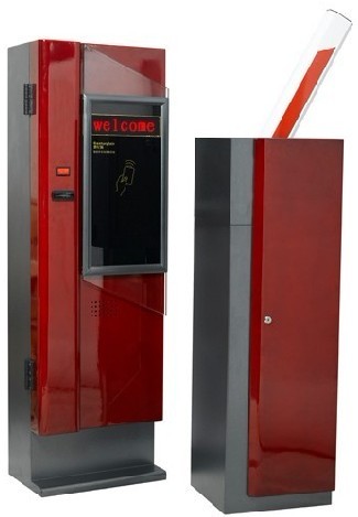 Temporary Card Intelligent Car Parking System Management with LED Display for