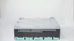 hdpe heavy duty solid big bulk stackable closed industry plastic pallet box