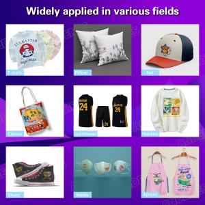 Pigment Ink 60cm Dtf Shirt Printer Portable For Canvas Bag