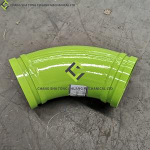 China Double Layer Elbow Double Layer Bending Pipe 125 * R232-60 For Sany And Zoomlion Pump Truck Accessories on sale