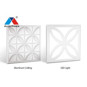 Fireproof Dustproof Aluminium Perforated Ceiling Panel With Powder Coating