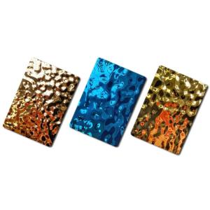 0.5mm Stamped Stainless Steel Sheet Mirror Water Ripple
