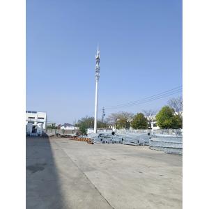 Polygonal ODM or OEM Telescopic CCTV Camera Pole for Parking Lot Monitoring