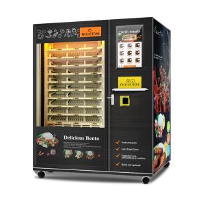 China Commercial Vending Machine With Card Reader Microwave Heating on sale