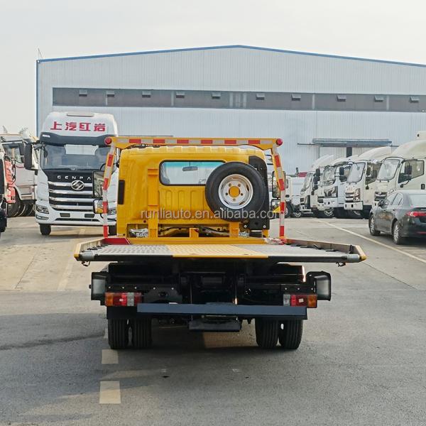 Factory ISUZU 5Ton 6Ton Recovery Truck Flatbed Platform Wrecker Towing Truck Light Duty Tow Wrecker Truck Tow Wrecker