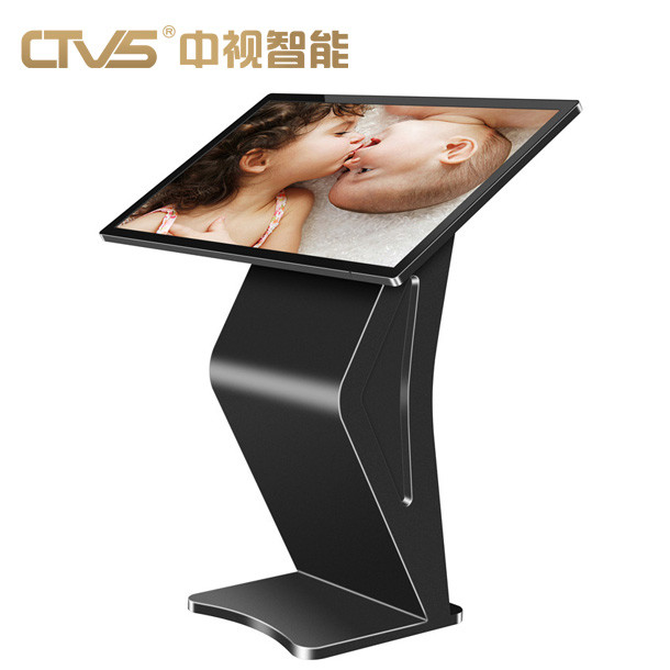 Quality 16:9 49 Inch Exhibition Hall Vertical Self Service Payment Terminal 350 Cd/M2 for sale