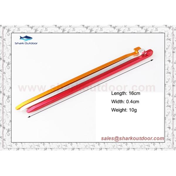 Custom tent accessories tent stakes aluminum tent peg for outdoor camping