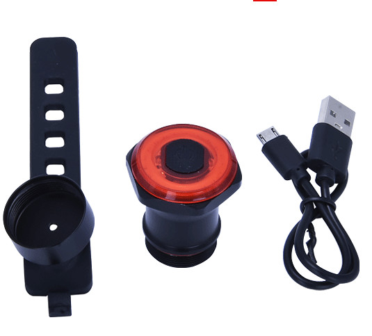 Quality Intelligent Induction Brake Taillight Mountain LED Bicycle Light Aluminum Alloy IPX6 for sale