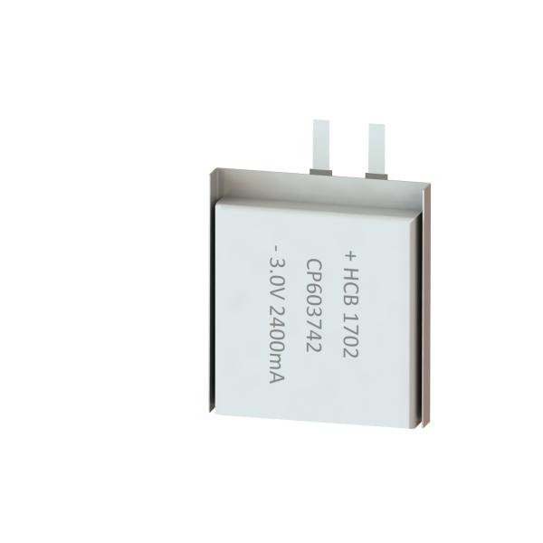 CP603742 Primary 2400mAh 3.0V Lithium Pouch Cell