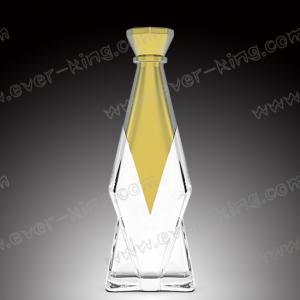 500mL Empty Glass Liquor Bottles , 570g Fancy Vodka Bottles