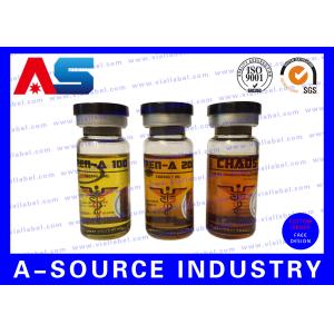 15ml Peptide Bottle Labels , Hologram Printed Personalized Bottle Labels