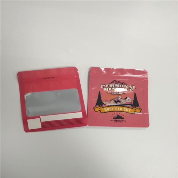 Sour belt metallic color print Aluminum Foil Bags For Spices Powder Weed Herb Cbd Products