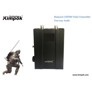 China HD COFDM Digital Video Transmitter Backpack Long Range Wireless Transmission on sale