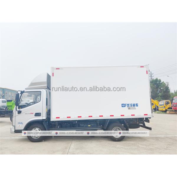 China Foton Brand 4x2 5ton Camion Refrigerado Meat Delivery Refrigerator Van Truck